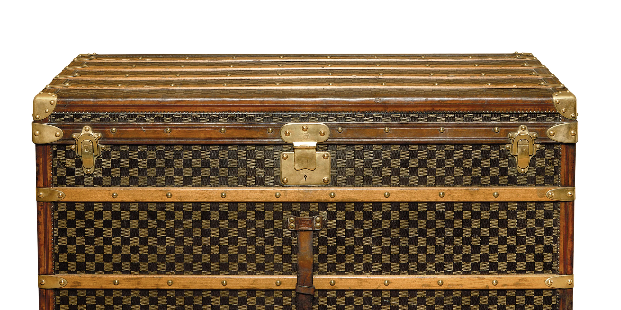 A 1880 Damier Louis Vuitton trunk