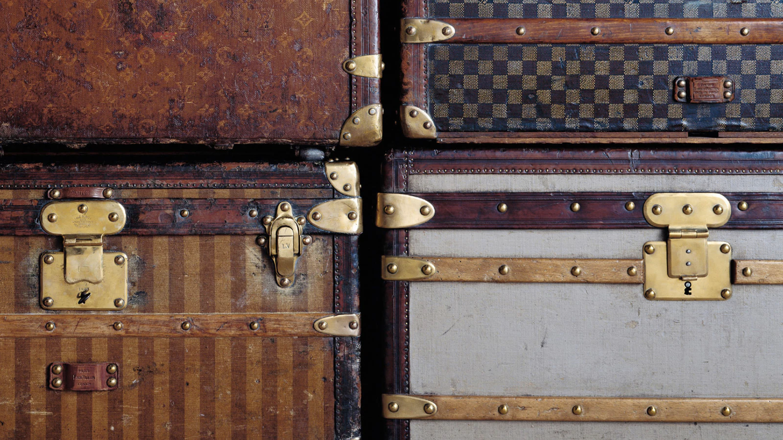 The first Louis Vuitton pieces