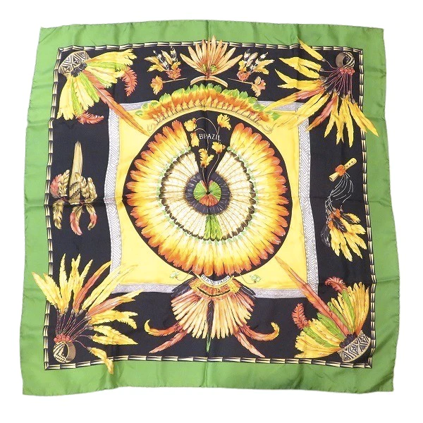 Pre-owned second-hand Hermès 90 carré scarf