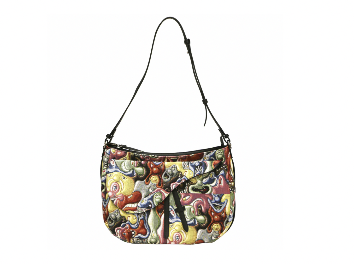 Multicolor Dior x Kenny Scharf Saddle Soft