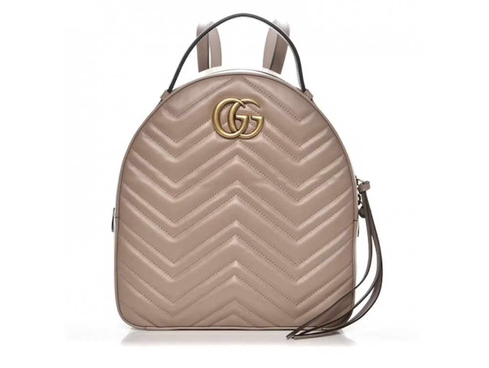 Pink GG Marmont Backpack